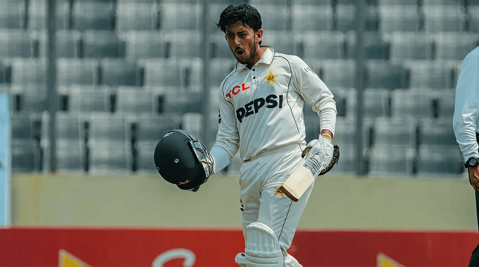 Azan Awais credits partners for instilling confidence after maiden Test ton